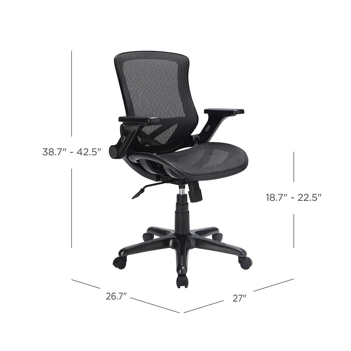 Bayside Furnishings Metrex IV Mesh Office Chair 
